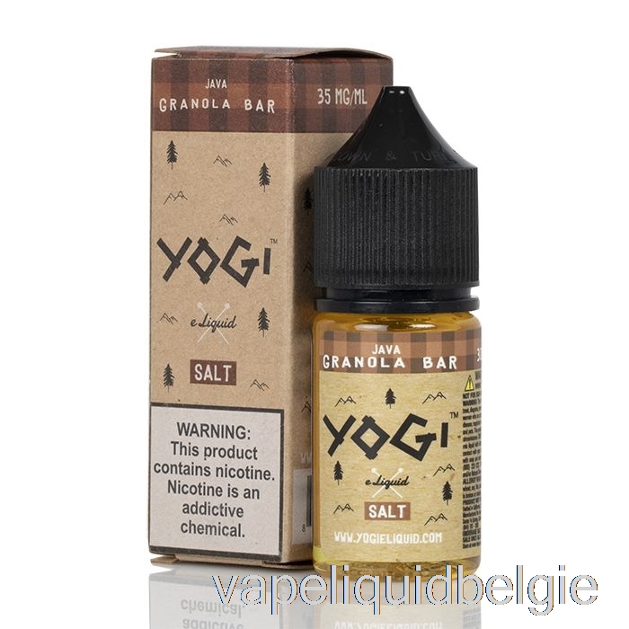 Vape Vloeibare Java Mueslireep - Yogizouten E-vloeistof - 30ml 35mg